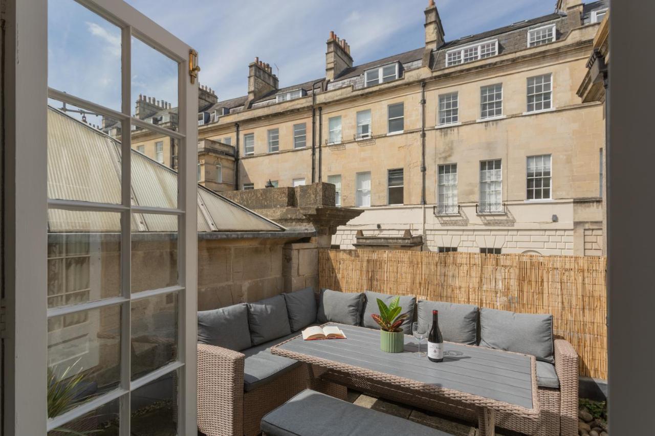 Appartamento Crescent Mews Bath Esterno foto
