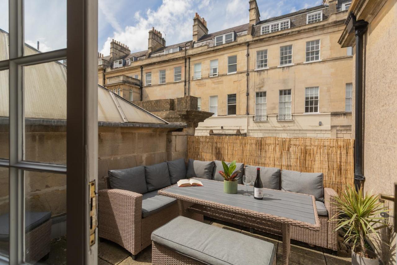 Appartamento Crescent Mews Bath Esterno foto